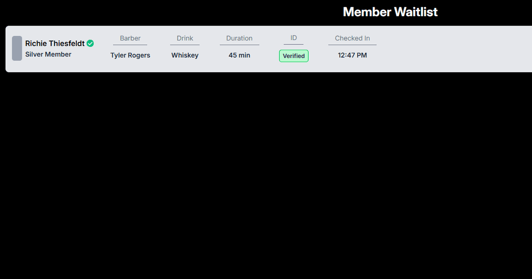 Member Waitlist PWA