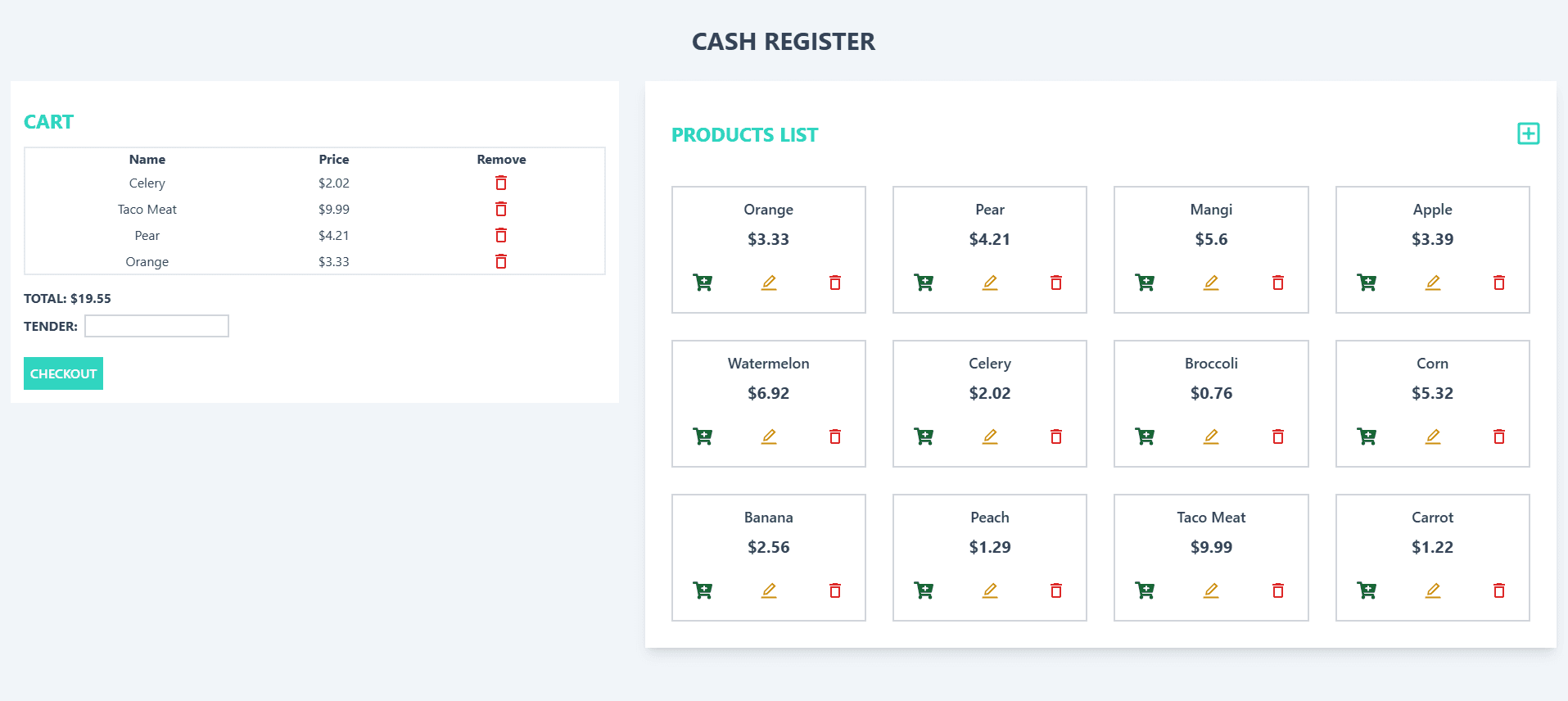 Cash Register Project