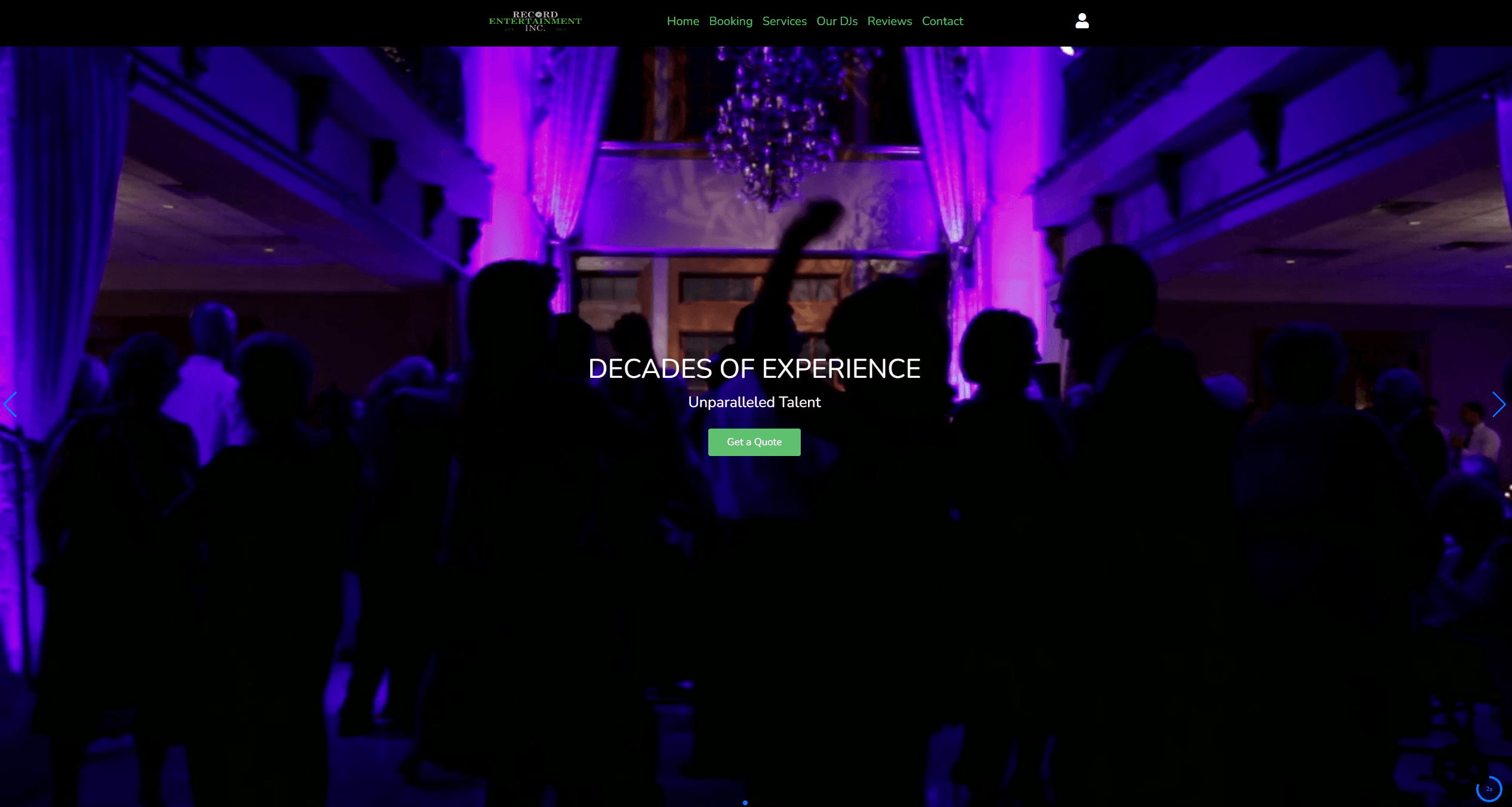 Record Entertainment Website